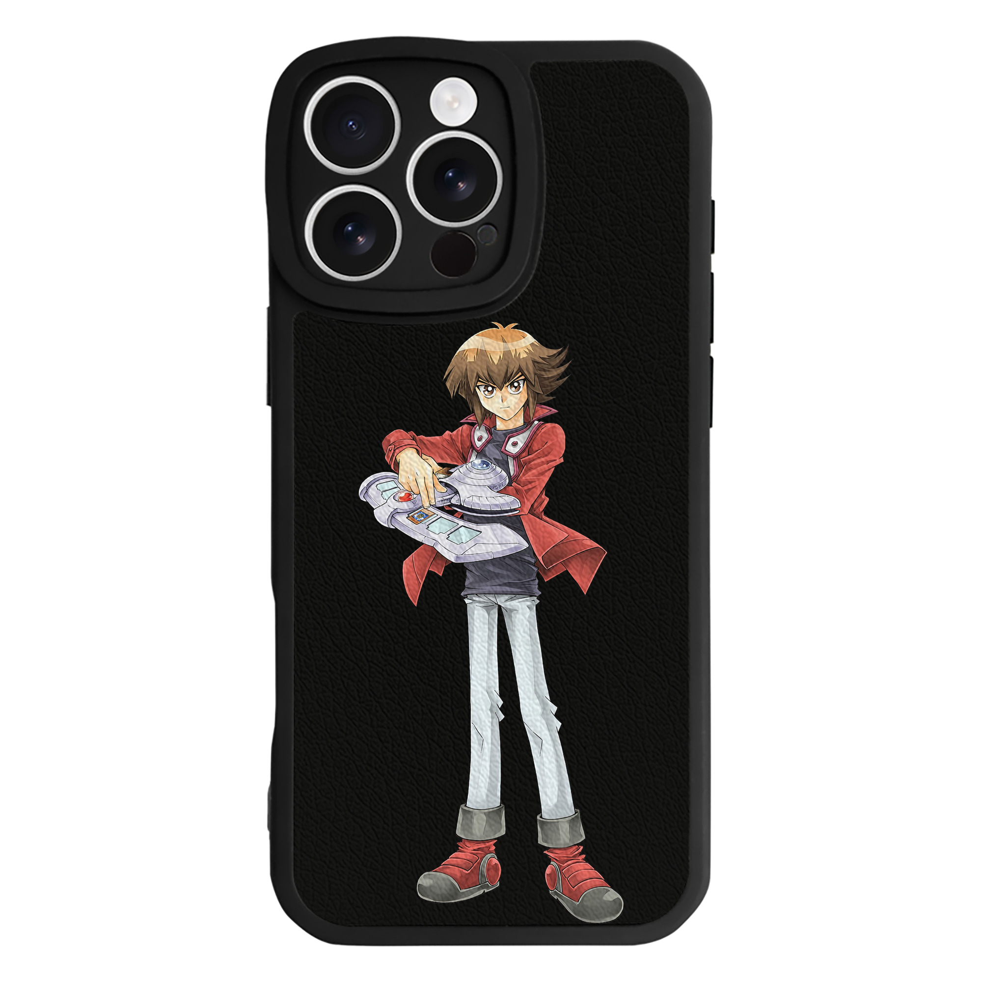 遊☆戯☆王 Yu-Gi-Oh! 【iPhone 16シリーズ対応】シリコンスマホケース（レザー調） 材質：シリコン